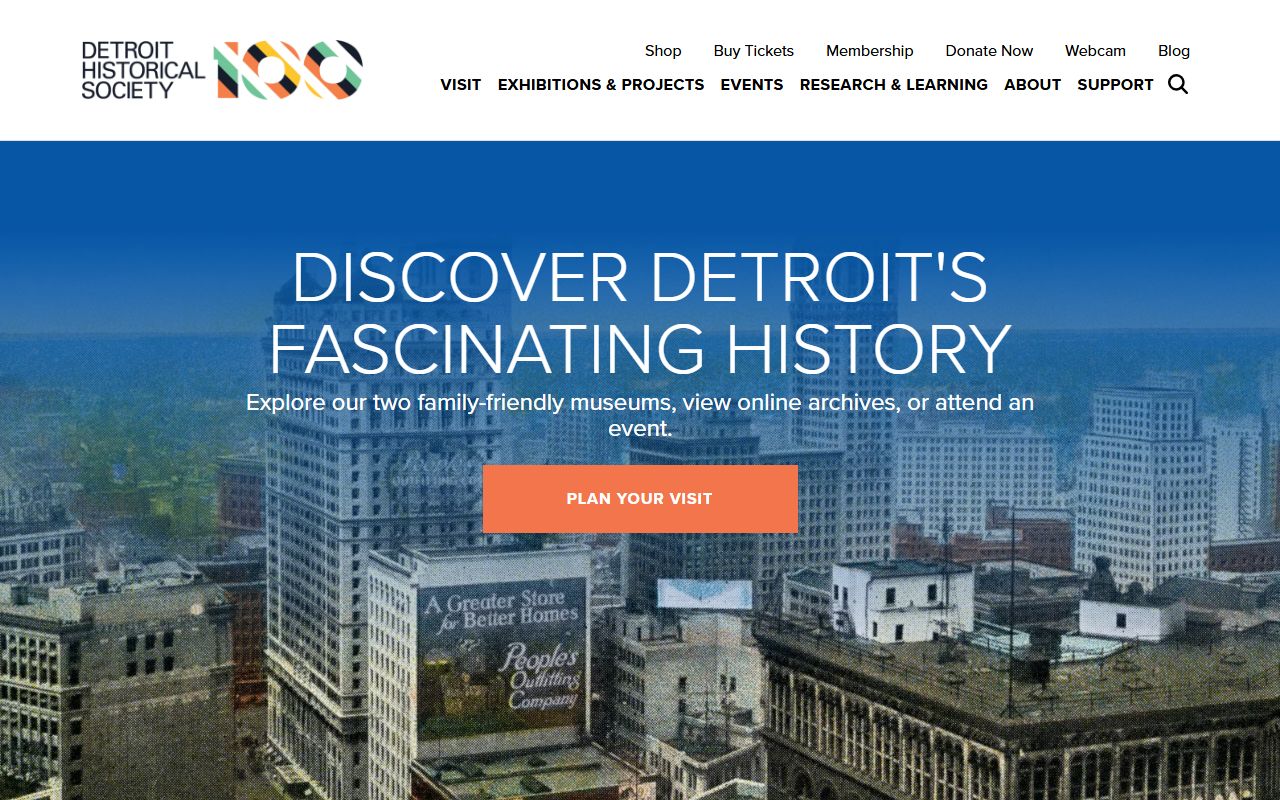 Detroit Historical Society genealogy vital records