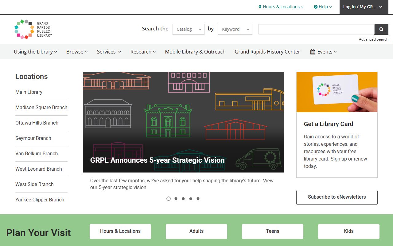 Grand Rapids Public Library genealogy vital records